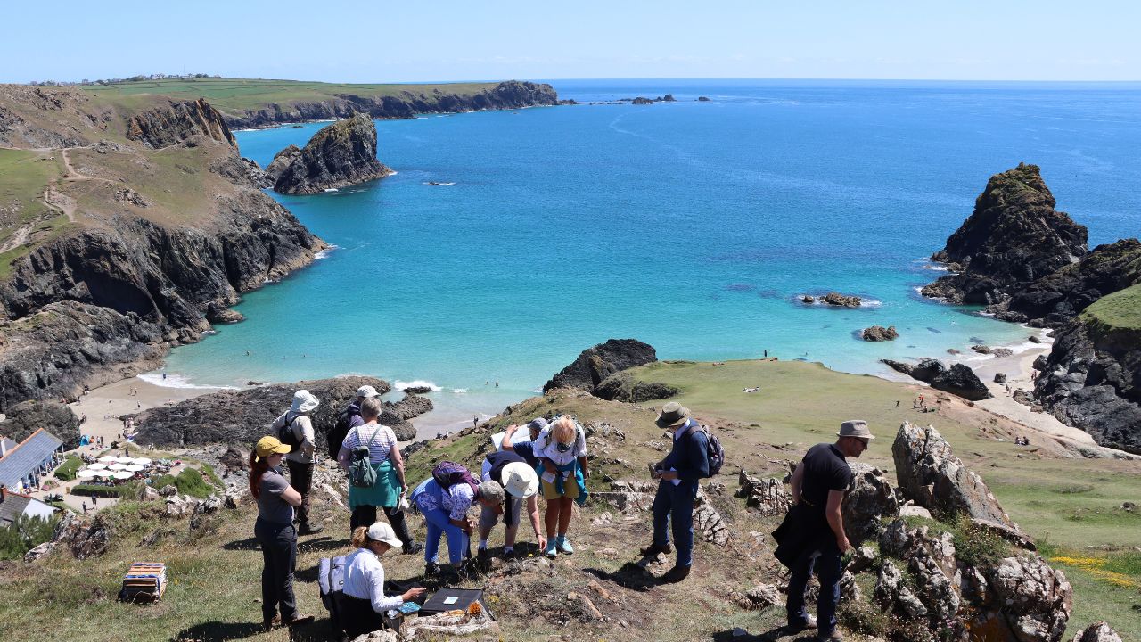 Plant collectors assemble on Cornish cliff tops